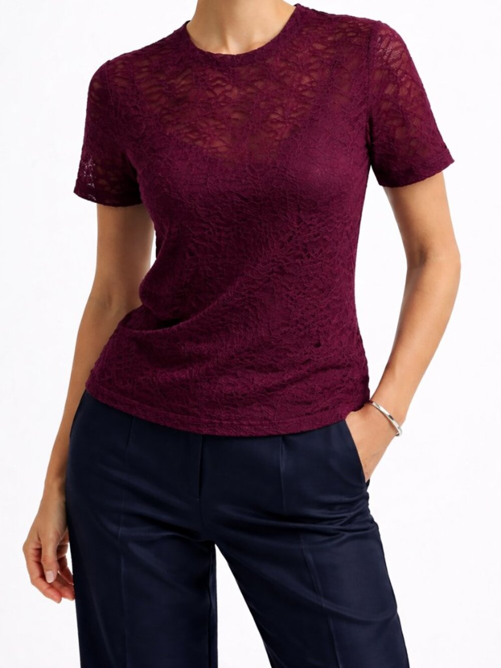 Lace T-Shirt New With Tags